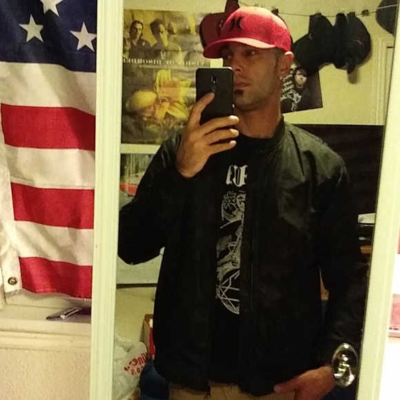 BLACK CAMO EIGHTY EIGHT WINDBREAKER JACKET SZ XL - Picture 5 of 5